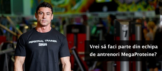 Vrei sa faci parte din echipa de antrenori MegaProteine?