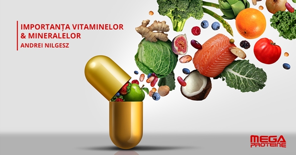 Cat de importante sunt vitaminele si mineralele in viata unui sportiv?