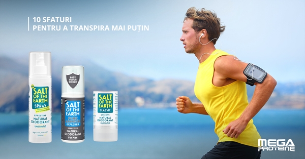 10 sfaturi pentru a transpira mai putin in mod natural