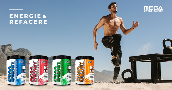 Energie & refacere cu aminoacizii BCAA Energy Evlution Nutrition