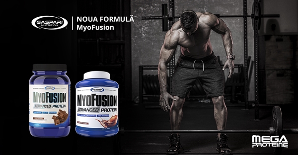 Noua formula avansata MyoFusion de la Gaspari Nutrition