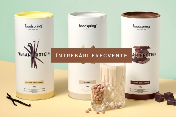 Proteine vegane | Foodspring | Intrebari frecvente