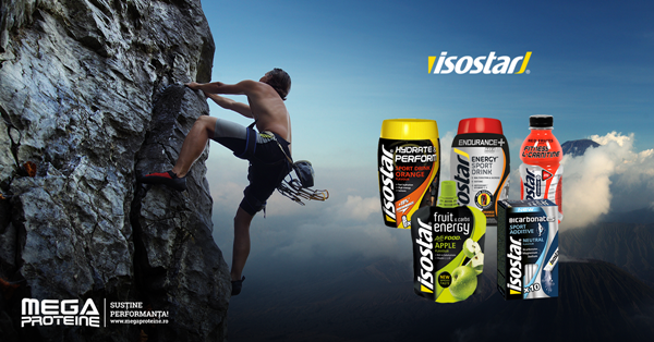 Suplimente nutritive Isostar - energie, rezistenta, forta in orice sport