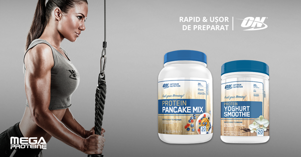 Suplimente nutritive pentru micul dejun de la Optimum Nutrition