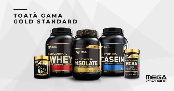 Toata gama de proteine si suplimente nutritive Gold Standard