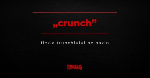 Crunch | Flexia trunchiului pe bazin | Dictionar de culturism