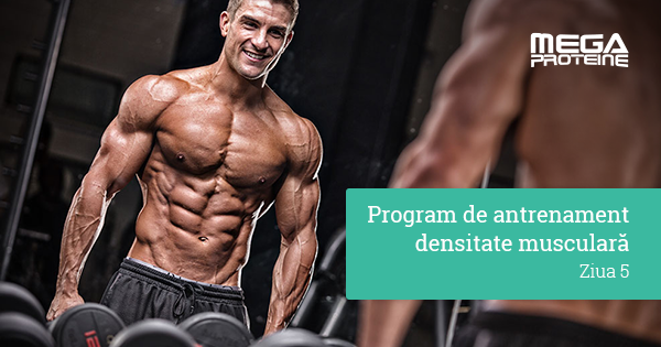 Program de antrenament de densitate musculara - Ziua 5