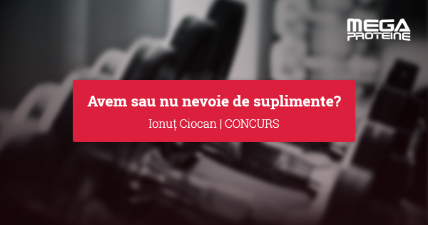 Avem sau nu nevoie de suplimente?