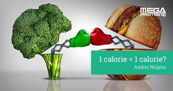 1 calorie = 1 calorie?