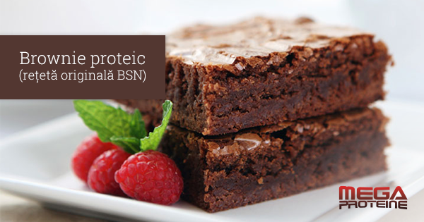 Brownie proteic