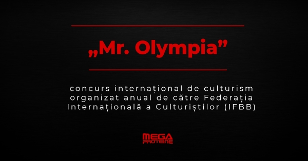 Ce inseamna „Mr. Olympia” | Definitie „Mr. Olympia” | Dictionar de culturism