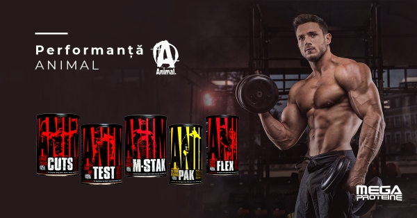 Linia de suplimente Animal, marca Universal Nutrition