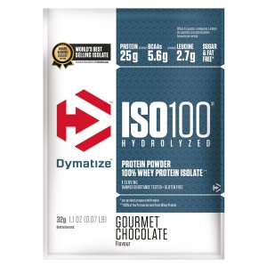 100% Izolat proteic din zer hidrolizat Dymatize Iso100 Sample