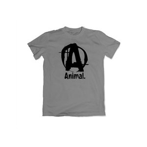 Animal Basic Logo Tee | Tricou sport gri