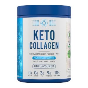 Applied Nutrition Keto Collagen Unflavoured 325 g | Peptide de colagen hidrolizat + MCT
