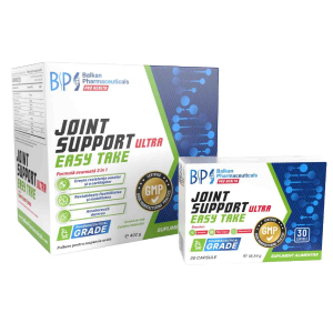 Balkan Pharmaceuticals Joint Support Ultra 30 Plicuri | Suport pentru oase & cartilaje cu aroma de mar