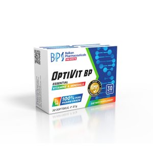 Balkan Pharmaceuticals OptiVit BP 30 Softgels | Vitamine & minerale esentiale
