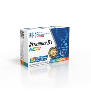 Balkan Pharmaceuticals Vitamina D3 2500 UI 30 Caps