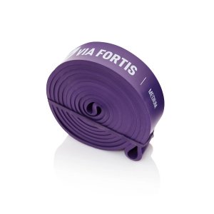 Banda de latex violet pentru antrenament Via Fortis Medium / 16-36 kg