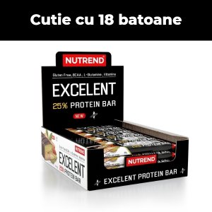 Nutrend Excelent Protein Bar Black Currant & Cranberries 85 g | Baton proteic 