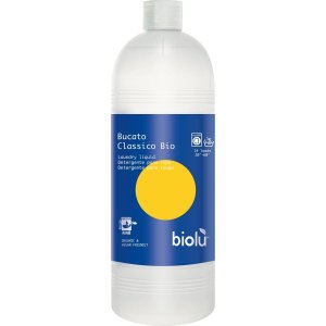 Detergent ecologic lichid pentru rufe albe & colorate Biolu - lămâie 1 L