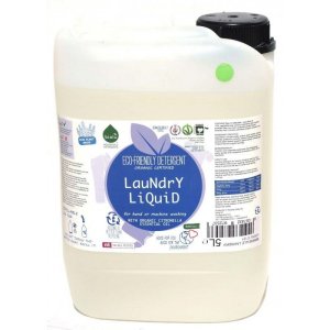 Detergent ecologic lichid pentru rufe albe & colorate Biolu - lămâie 5 L