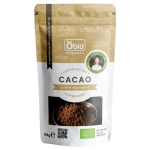 Cacao pudră ecologică Obio 125 g