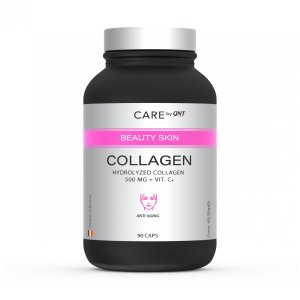 Care by QNT Collagen 90 Caps | Colagen hidrolizat 500 mg + Vit. C
