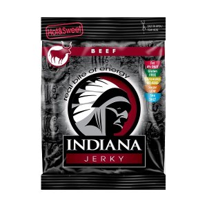 Carne uscata de vita Indiana Jerky Hot & Sweet 25 g
