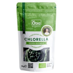 Chlorella tablete ecologice Obio 125 g 