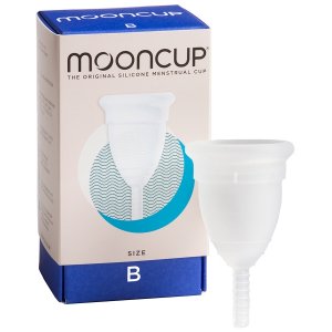 Cupă menstruală transparentă Mooncup - Mărimea B