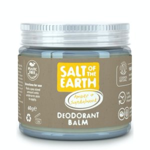 Deodorant natural balsam unisex cu chihlimbar & lemn de santal Salt of the Earth 60 g