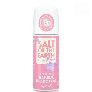Deodorant natural roll-on cu lavandă & vanilie pentru femei Salt of the Earth 75 ml