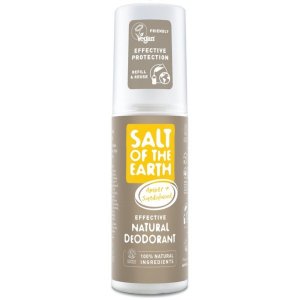 Deodorant natural spray unisex cu chihlimbar & lemn de santal Salt of the Earth 100 ml