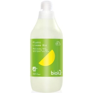 Detergent ecologic lichid pentru spălat vase Biolu - lămâie 1 L