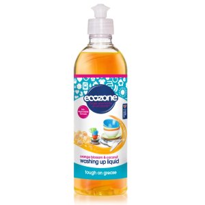 Detergent de vase lichid cu floare de portocal & cocos Ecozone 500 ml