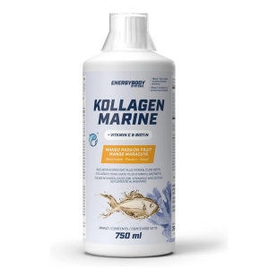 Energybody Kollagen Marine 750 ml | Colagen lichid hidrolizat cu vitamina C & biotina