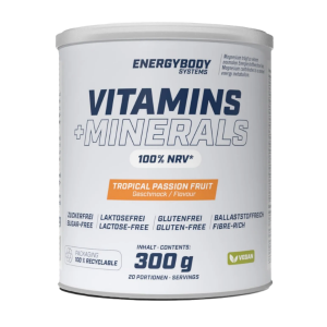 Energybody Vitamins + Minerals Exotic Bloody Orange 300 g | Complex de vitamine si minerale