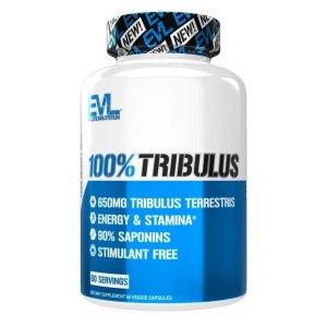 EVL 100% Tribulus 650 mg, 60 Veg Caps