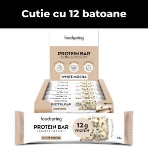 Foodspring Protein Bar Extra Chocolate Soft Caramel 45 g | Baton proteic