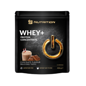 GO ON Whey + Protein Concentrate Chocolate | Proteina din zer