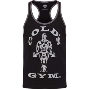 Gold’s Gym Muscle Joe Contrast | Maiou de sala negru-gri