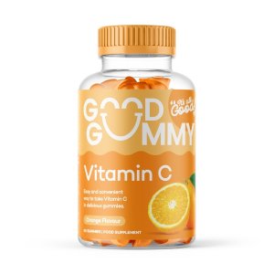 Good Gummy Vitamin C 90 mg, 60 Gummies | Vitamina C cu aromă de portocală
