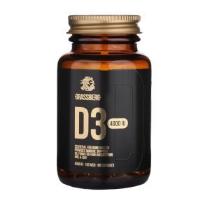 Grassberg D3 4000 IU, 90 Caps | Vitamina D3