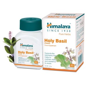 Himalaya Holy Basil (Tulasi) 60 Veg Caps | Supliment pentru tractul respirator