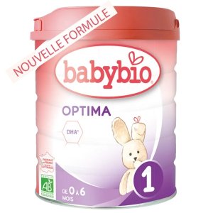 Lapte praf de vacă BabyBio Optima nr. 1 - 0 - 6 luni 800 g