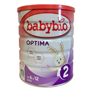Lapte praf de vacă BabyBio Optima nr. 2 - 6 - 12 luni 800 g