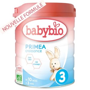 Lapte praf de vacă BabyBio Optima nr. 3 - 10 luni - 3 ani 800 g