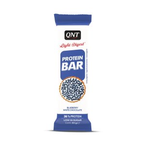 Light Digest by QNT Protein Bar Blueberry White Chocolate 55 g | Baton proteic