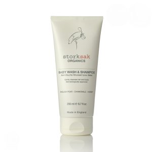 Loțiune de curățare & șampon pentru bebeluși Storksak Organics 200 ml